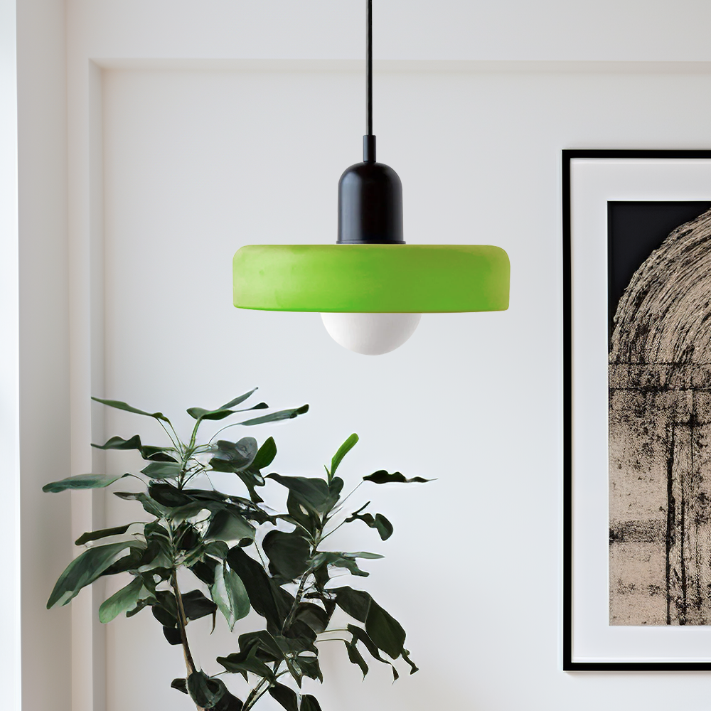 VitraLumo Gekleurde Glaslamp in Bauhaus Stijl