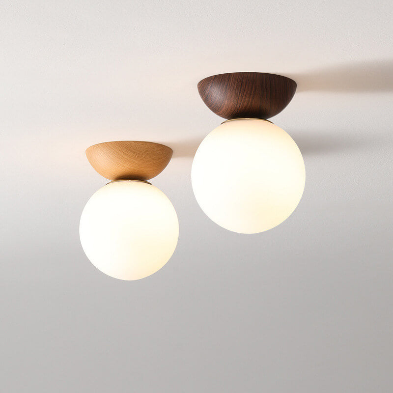Japanese Style Ceiling Light Modern LED Pendant Light with 3 Color Modes