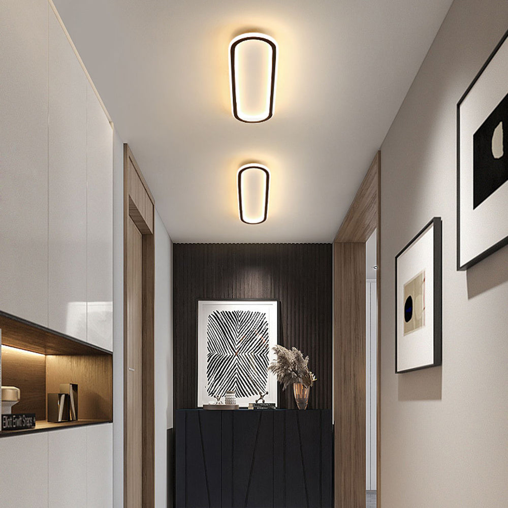 Minimalist Rectangular Flush Mount Ceiling Light Modern LED