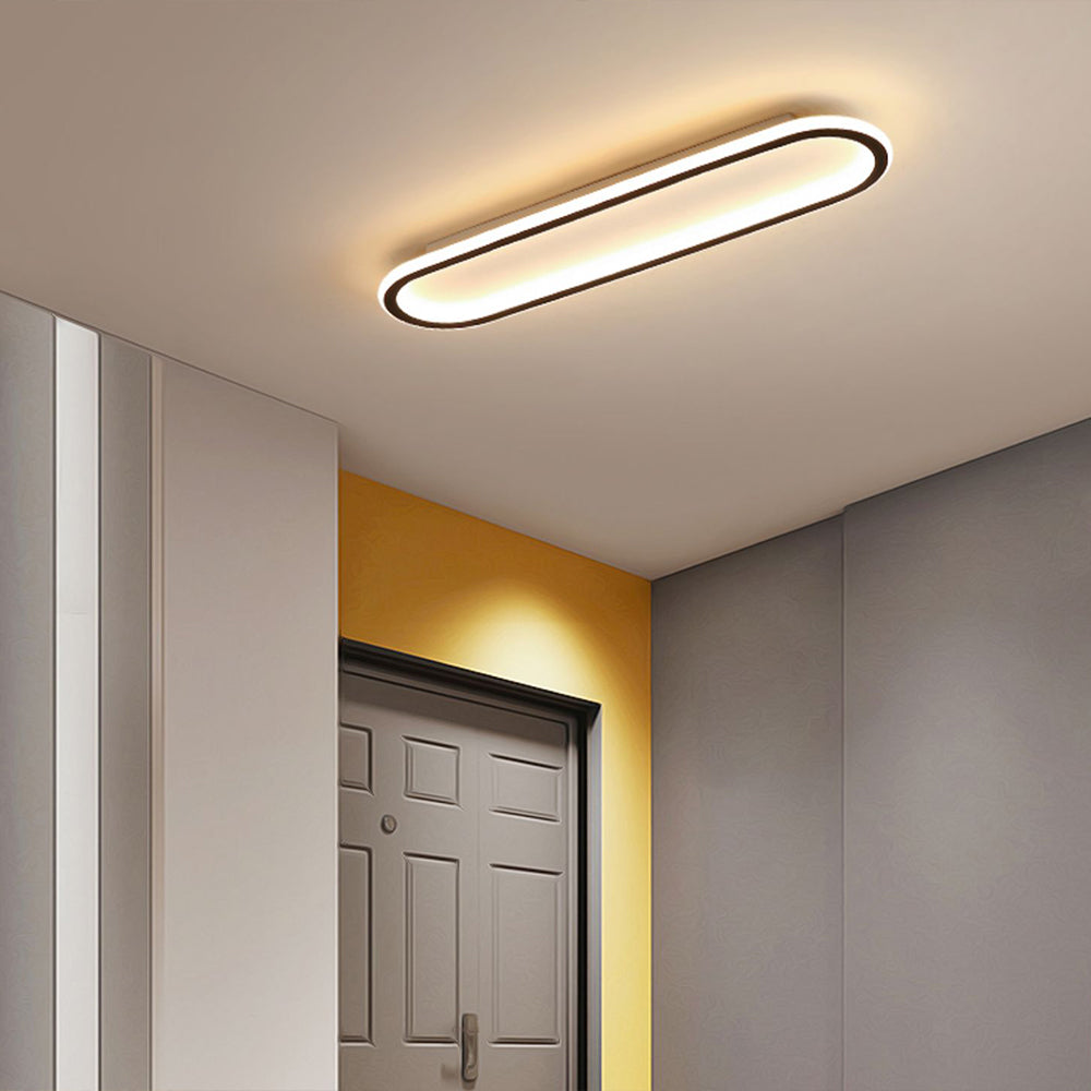 Minimalist Rectangular Flush Mount Ceiling Light Modern LED