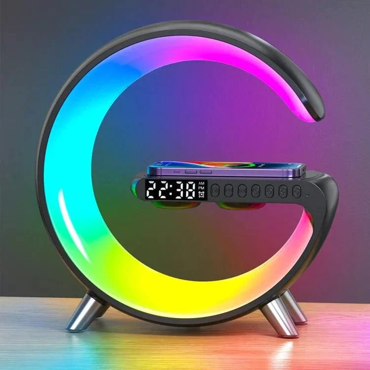 Alarm lamp Meadow with Bluetooth & Wireless Charging