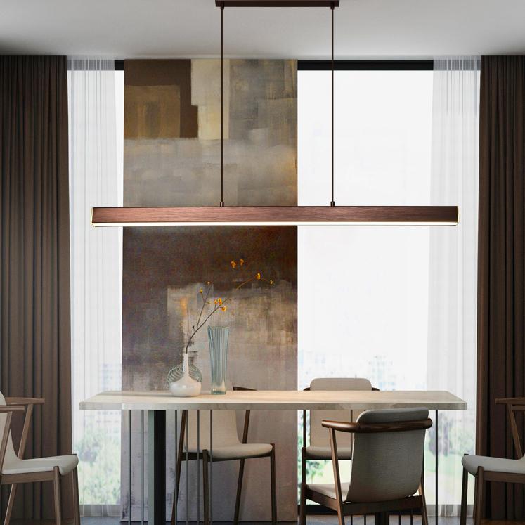 Edge Linear LED Pendant Light Modern Sleek Linear Lighting