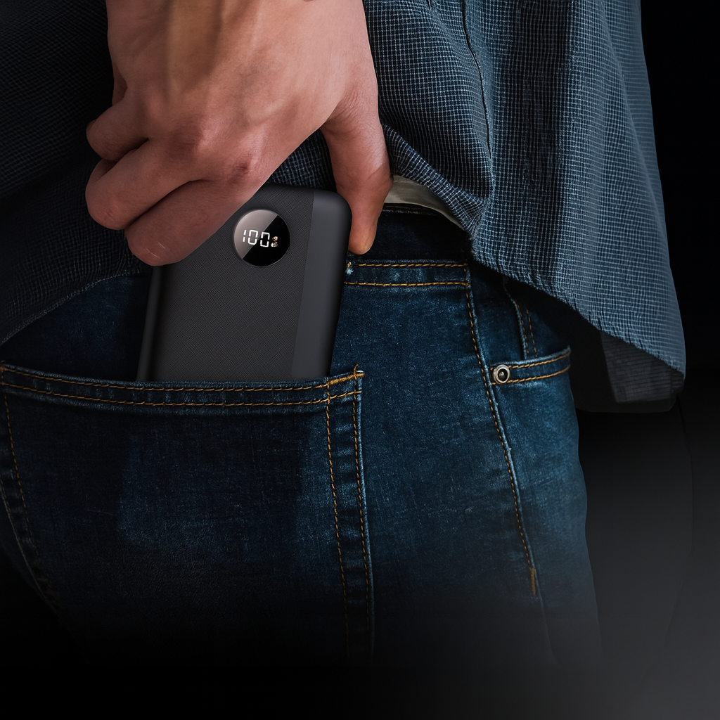 Portable fast charge battery charger
