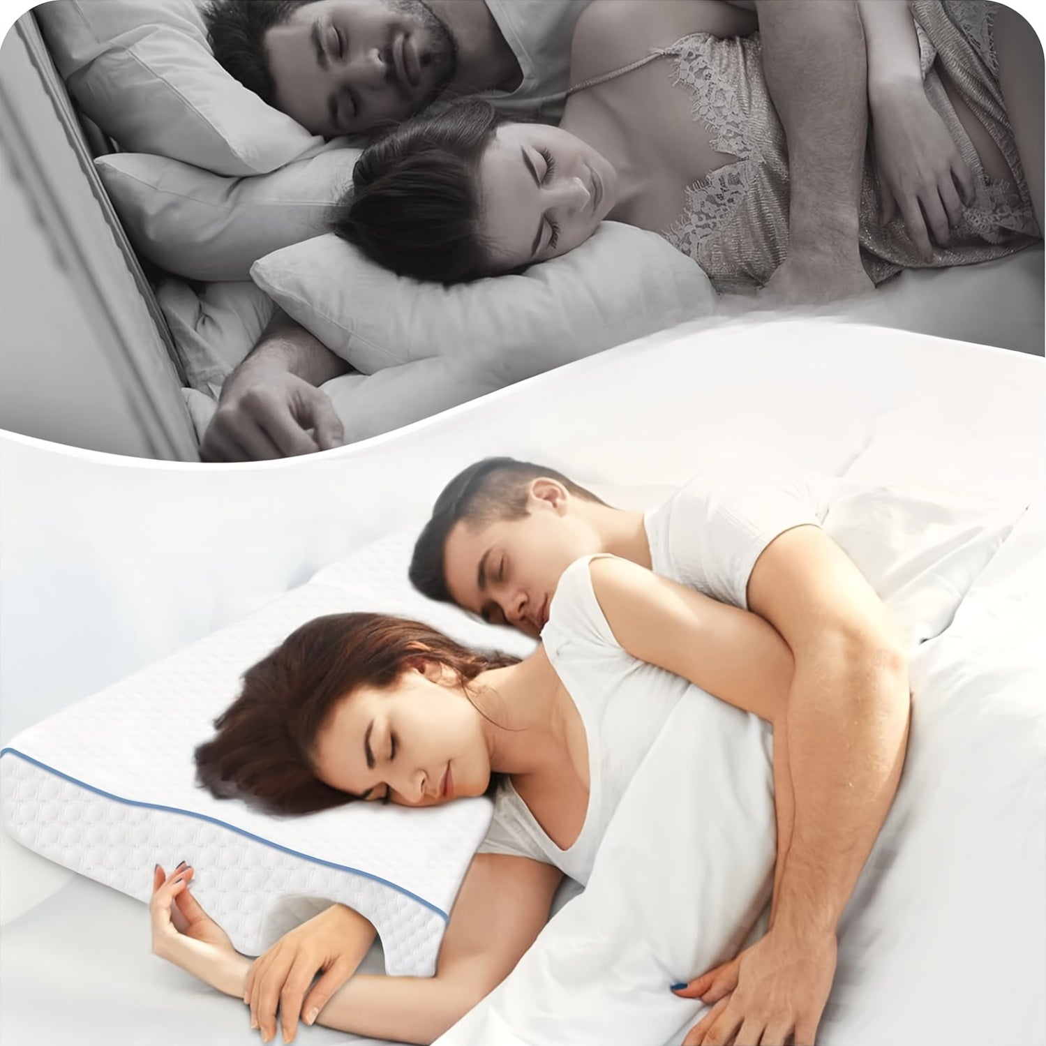 Comfort Side Sleeper Cushion – Soft Design for Neck, Shoulder & Back