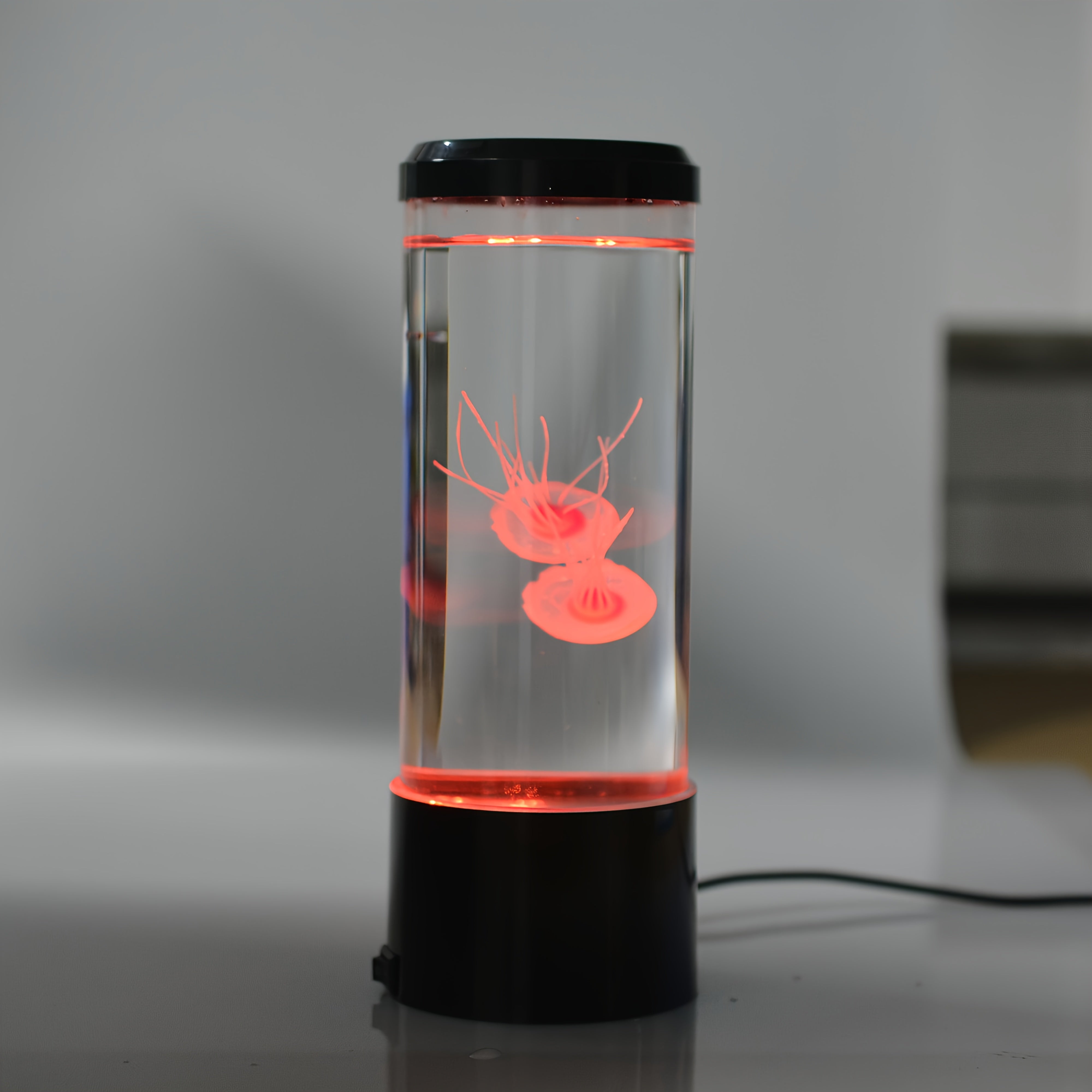 Colorful LED Lava Lamp in Jellyfish Effect USB Table Lamp