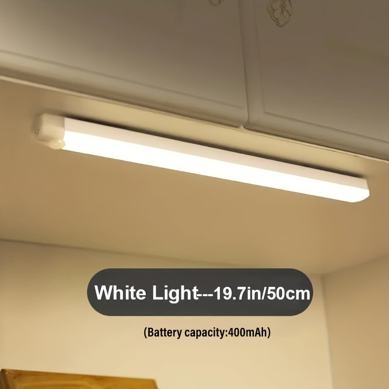 Wireless LED Motion Sensor Light Strip Rechargeable Cabinet Light with Motion Sensor