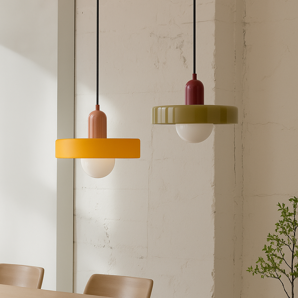 Northern glass hand-blown pendant lamp