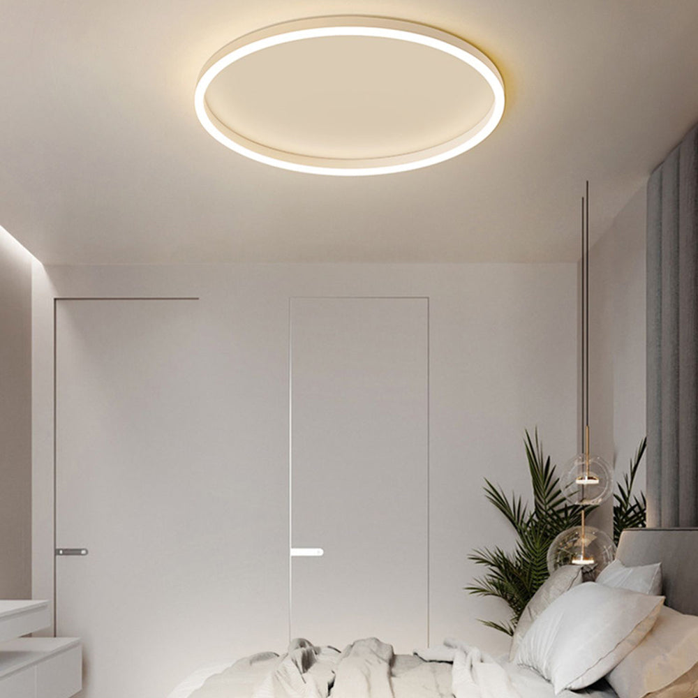 Round LED Flush Mount Ceiling Light for Living Room
