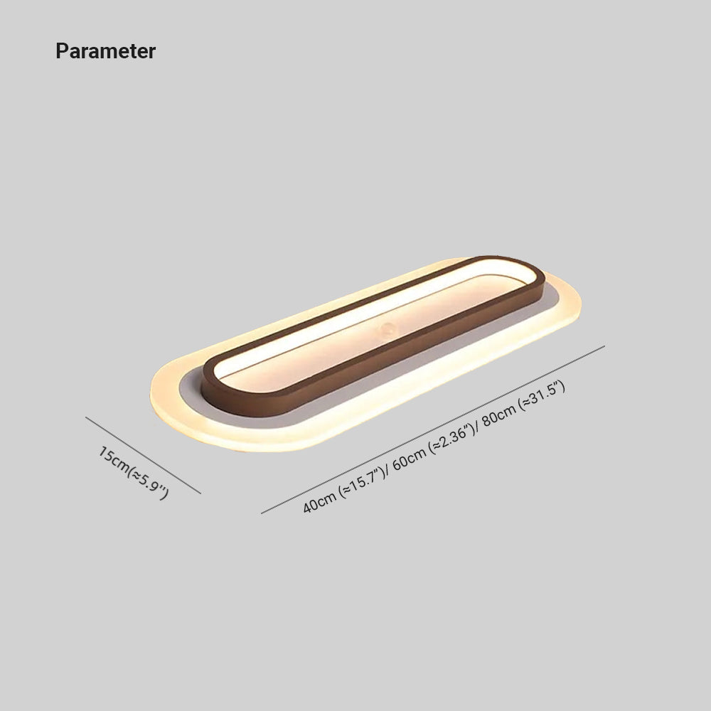 Scandinavian LED Ceiling Light Minimalist Round Design for Home Interiors