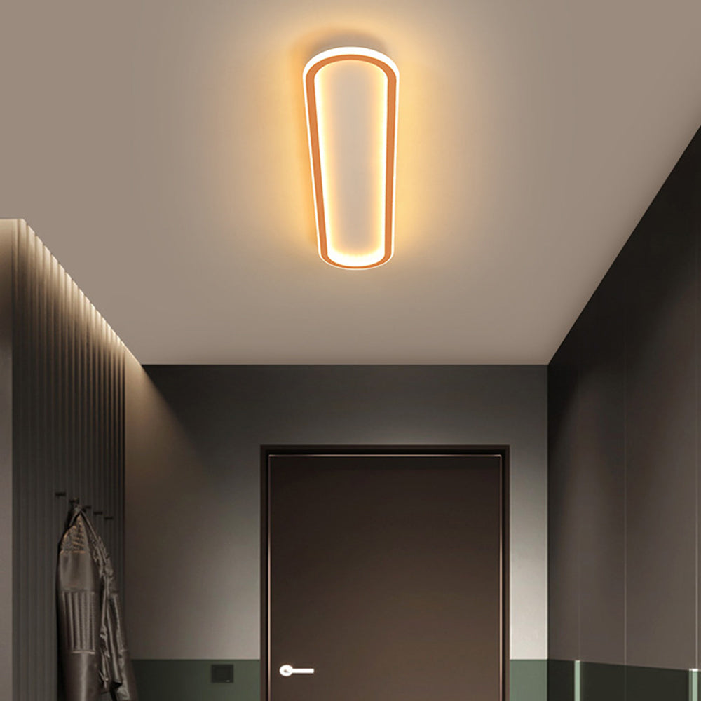 Minimalist Rectangular Flush Mount Ceiling Light Modern LED