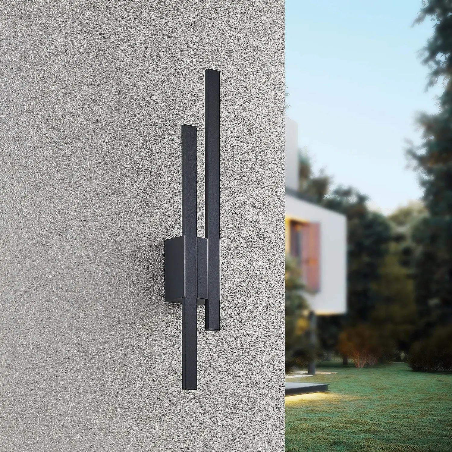 Line vertical LED wall lamp for outdoor use