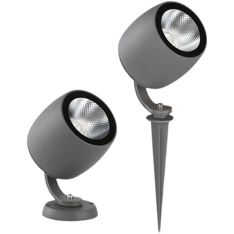 LED garden spotlight for outdoor use – Waterproof and energy-efficient garden lighting, ideal for paths and borders