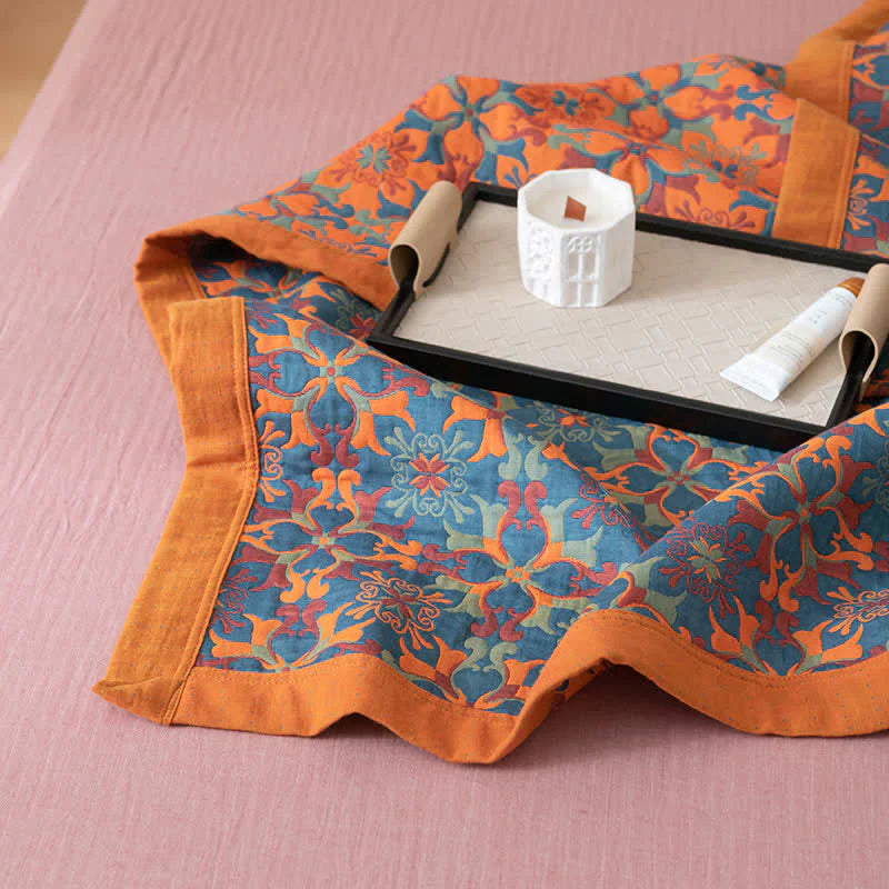 Wendequilt met patroon in laagjesstructuur