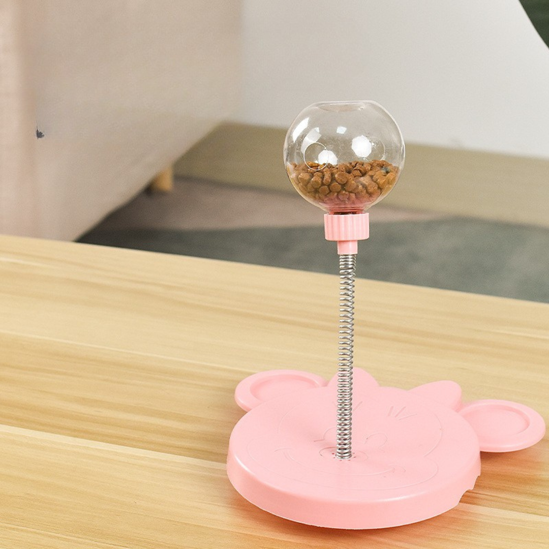 Wiggling Dog Feeder Toy Engaging Treat Dispenser for Play & Exercise
