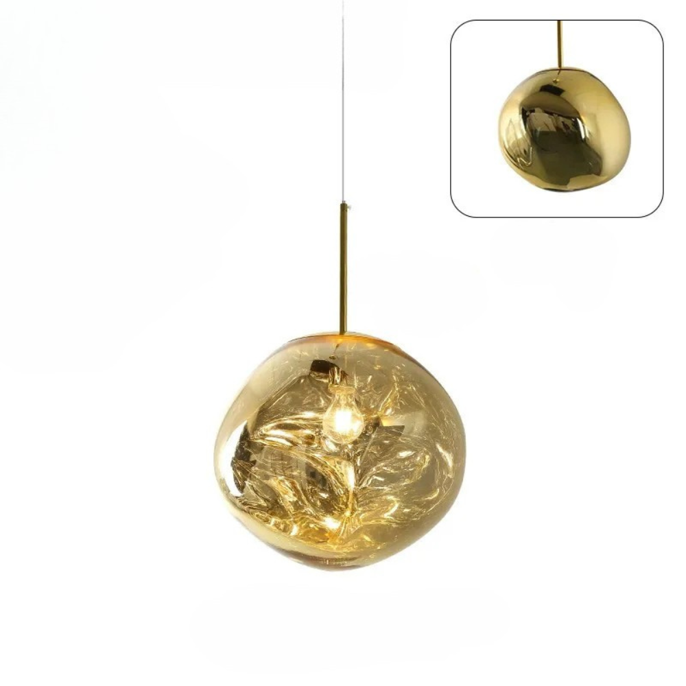 Fused Glass Effect Pendant Lava Lamp