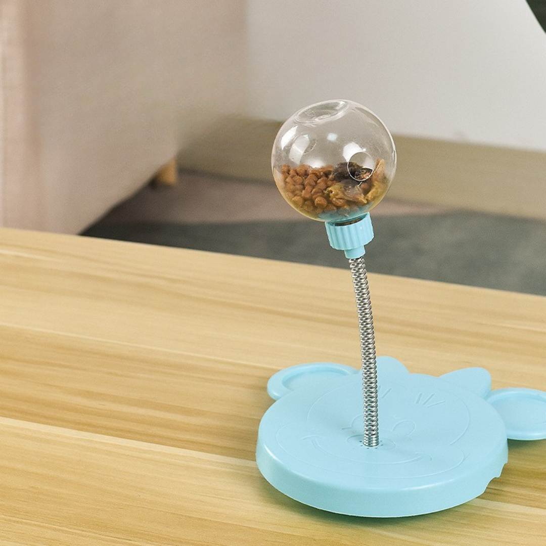 Wiggling Dog Feeder Toy Engaging Treat Dispenser for Play & Exercise