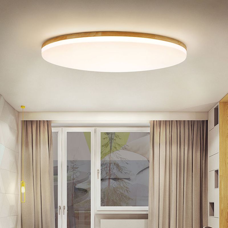 Modern Round Ceiling Light Warm Ambient Light for Home Interiors