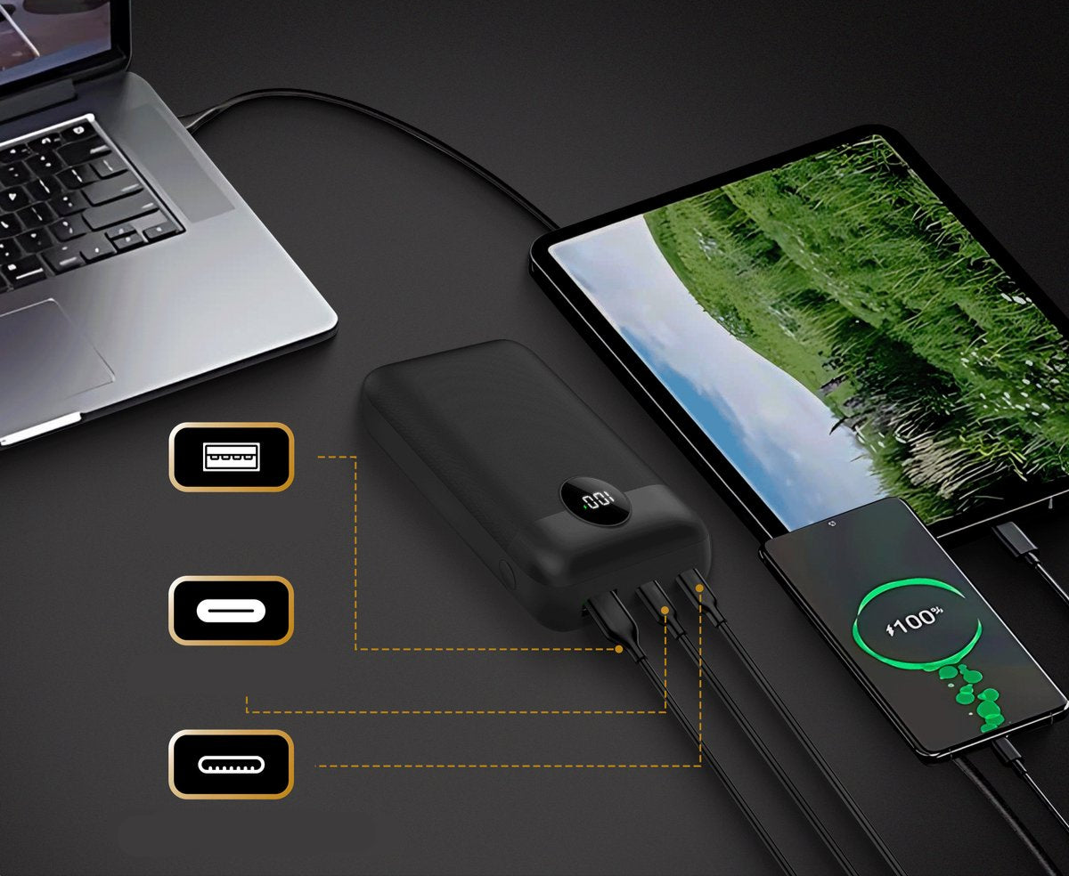 Portable fast charge battery charger