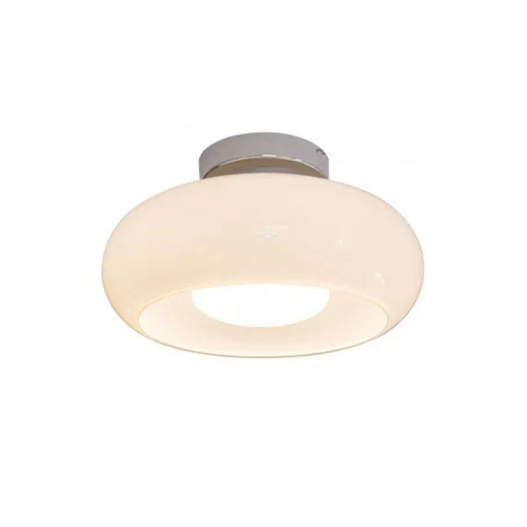 Modern Warm Tinted Round Ceiling Light for Living Room and Bedroom
