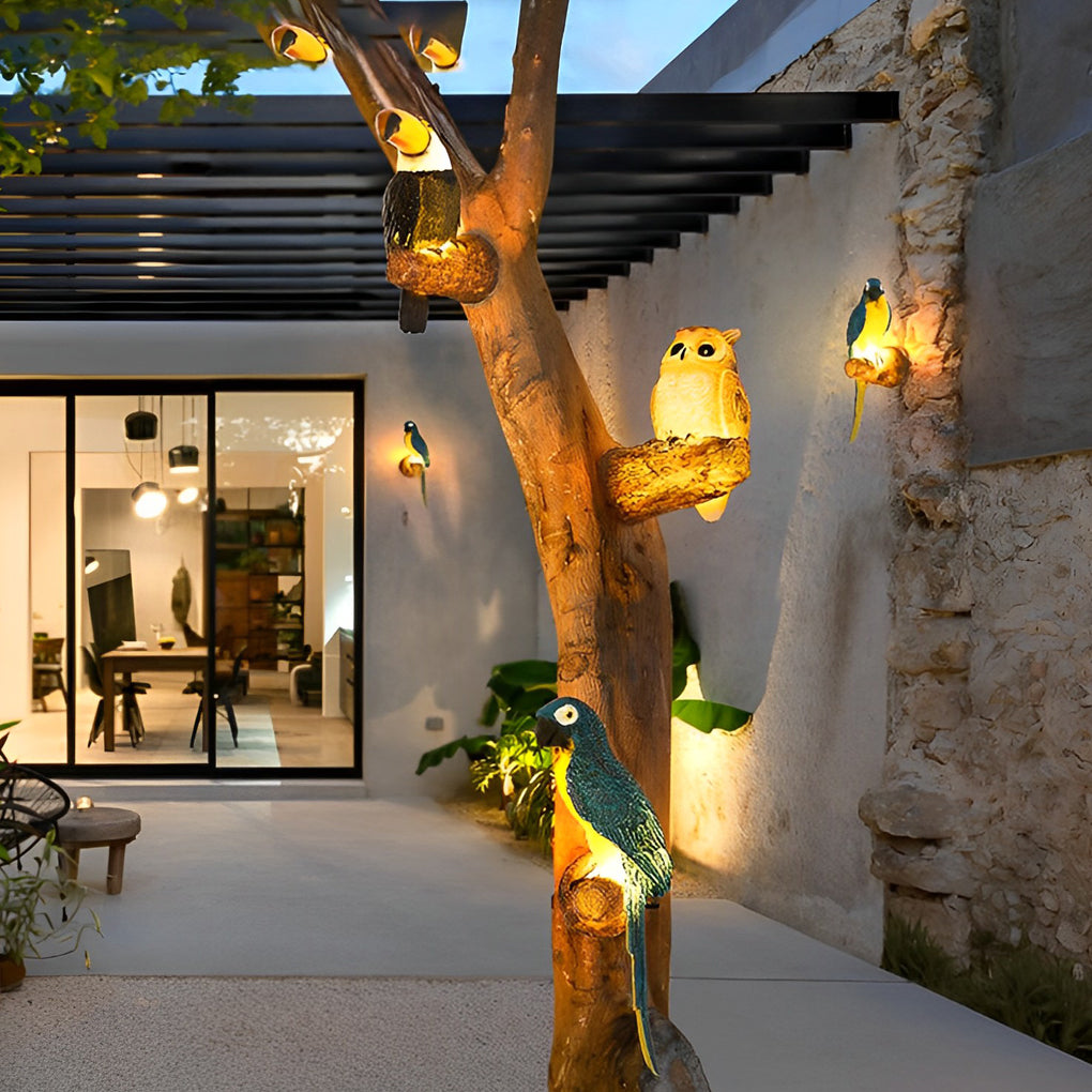 Waterproof LED outdoor lighting – Solar lamps in the shape of animals for the garden