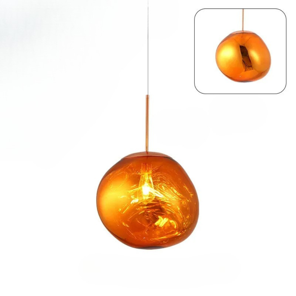 Fused Glass Effect Pendant Lava Lamp