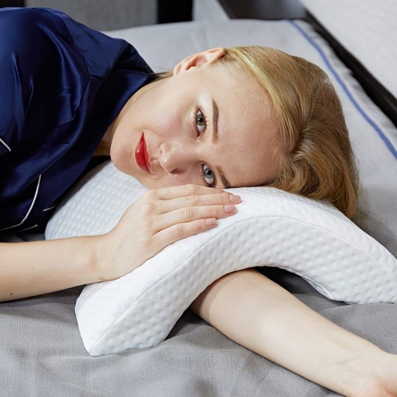 Modern U-Shaped Pillow – Comfortable Side Sleeping & Relaxation Design