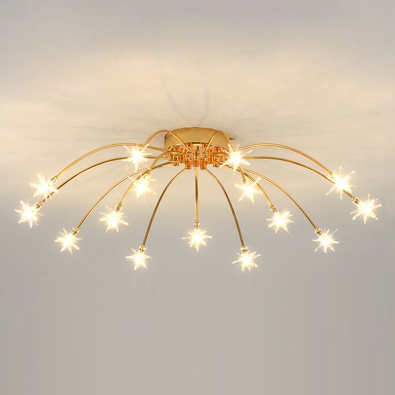 Starry-Inspired Ceiling Light Elegant Flush Mount for Modern Interiors