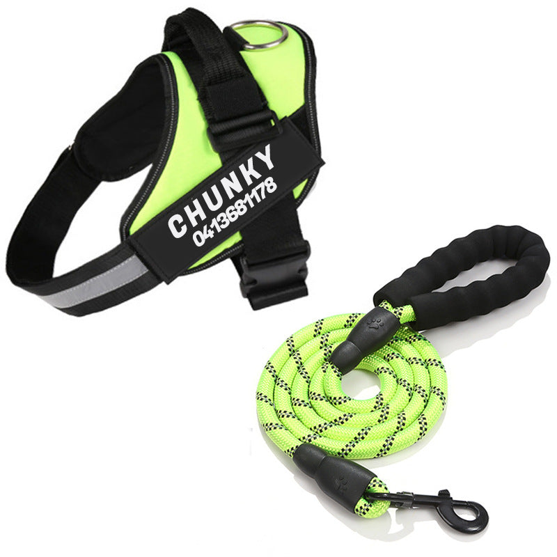 Secure Reflective Lightweight Adjustable Dog Harness