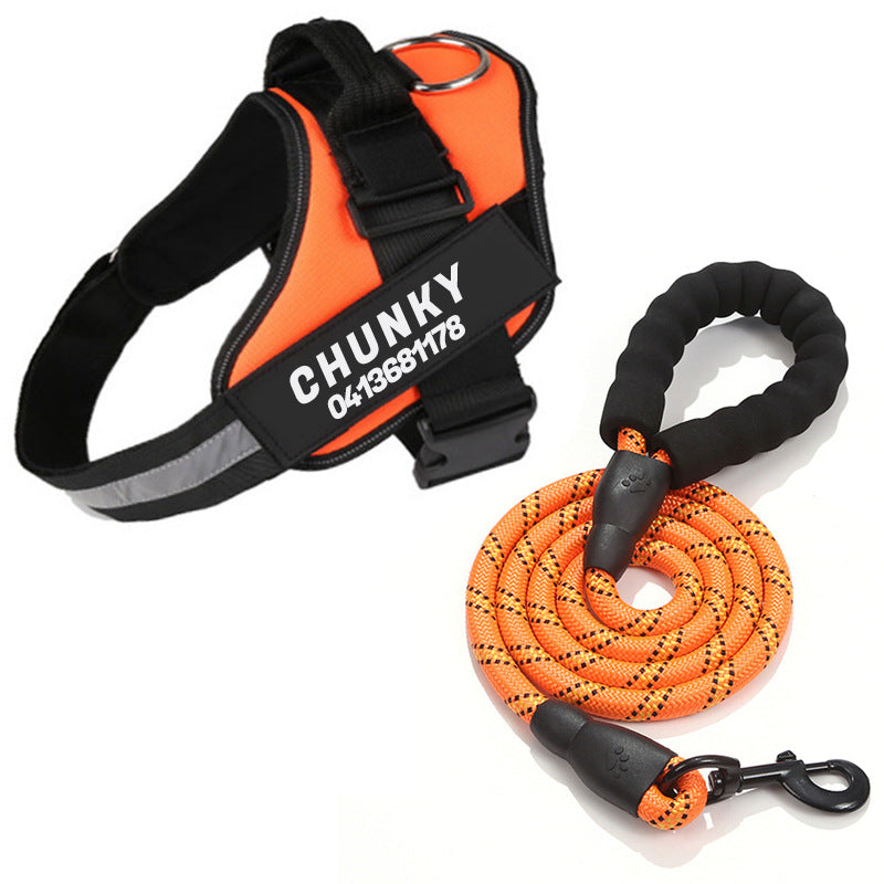 Secure Reflective Lightweight Adjustable Dog Harness