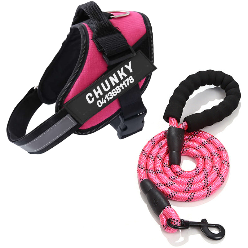 Secure Reflective Lightweight Adjustable Dog Harness