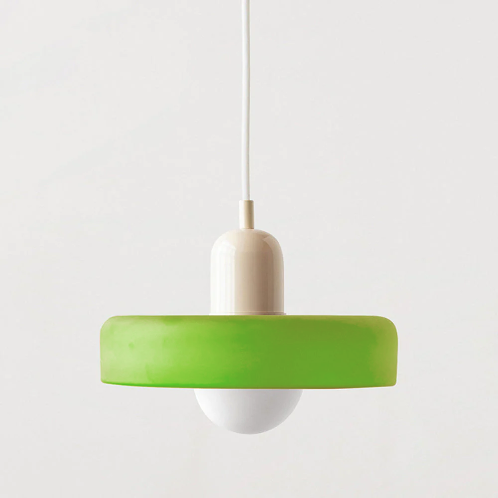 VitraLumo Gekleurde Glaslamp in Bauhaus Stijl