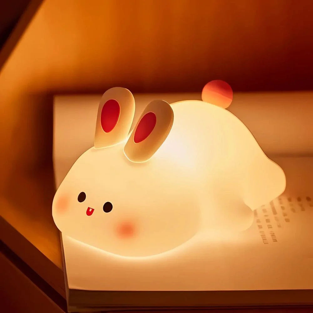 Tap Buddies Table Lamp Light Adorable Touch-Control Bedside Lamp