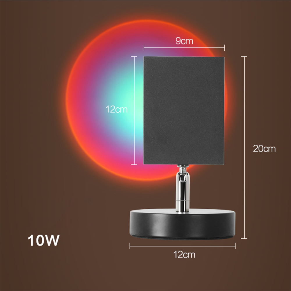 Retro Sunset LED Table Lamp in Warm Ambient Vintage Lighting