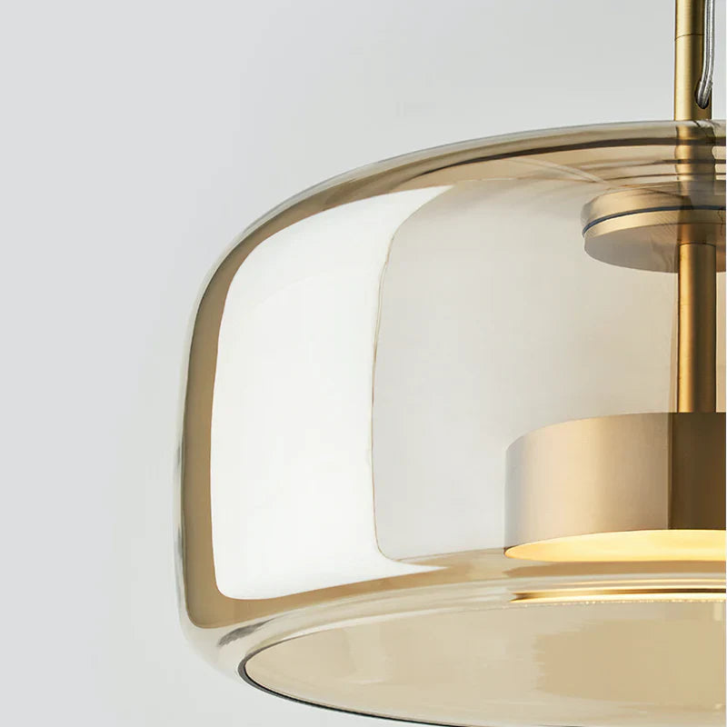 Minimalist Glass Pendant Light for Living Room