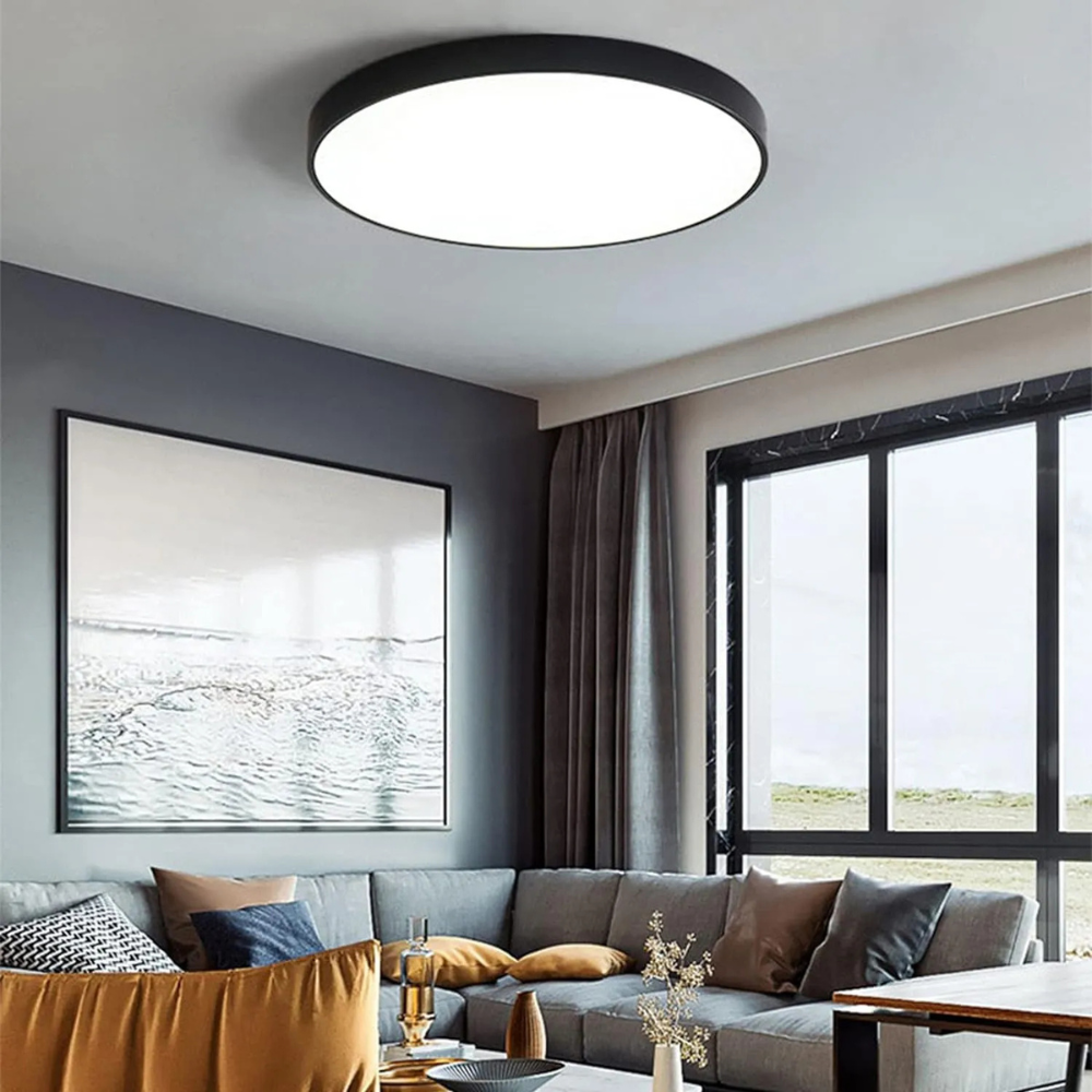 Bedroom Minimalist Flush Mount Ceiling Light Nordic Circular Design