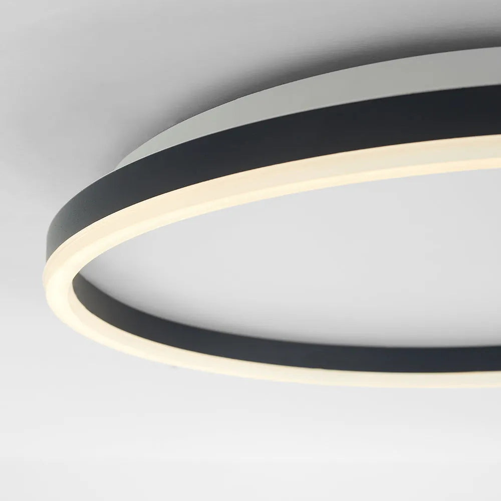 Round LED Flush Mount Ceiling Light for Living Room