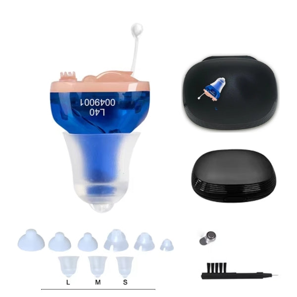 Compact Hearing Aids Rechargeable Design with Crisp, Clear Audio