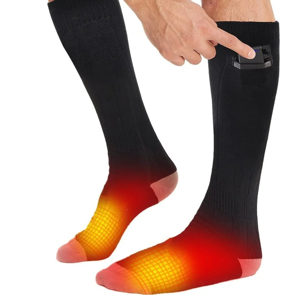 Unisex Electric Heated Socks with Battery Heat Fast, Powerful Warmth