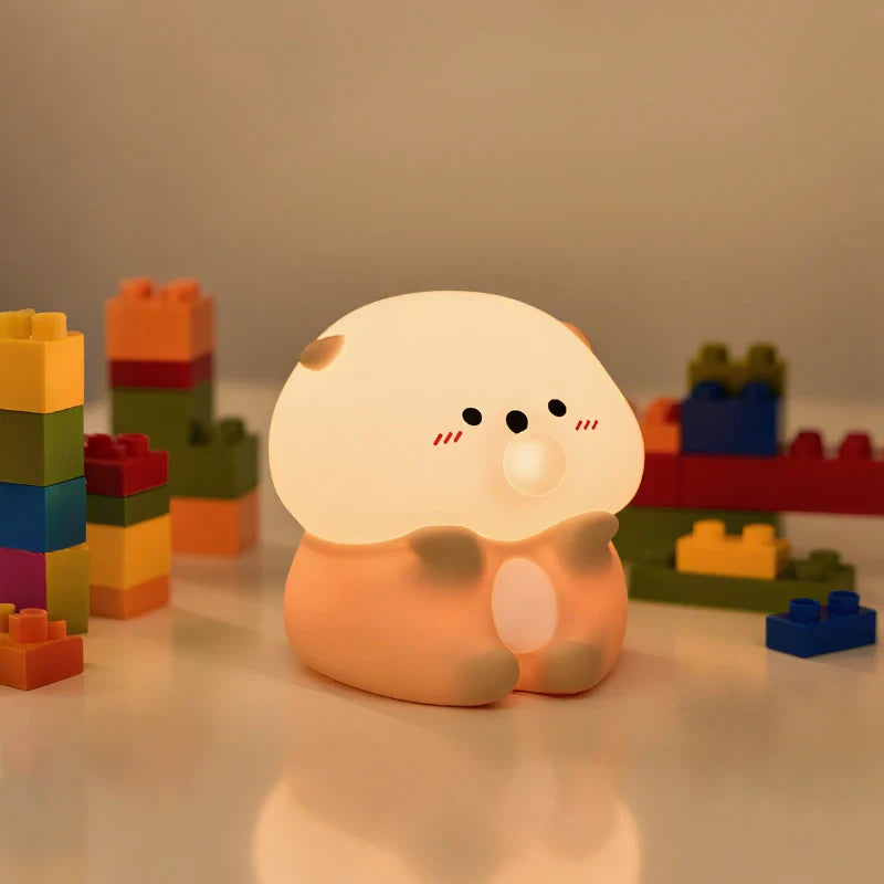 Tap Buddies Table Lamp Light Adorable Touch-Control Bedside Lamp