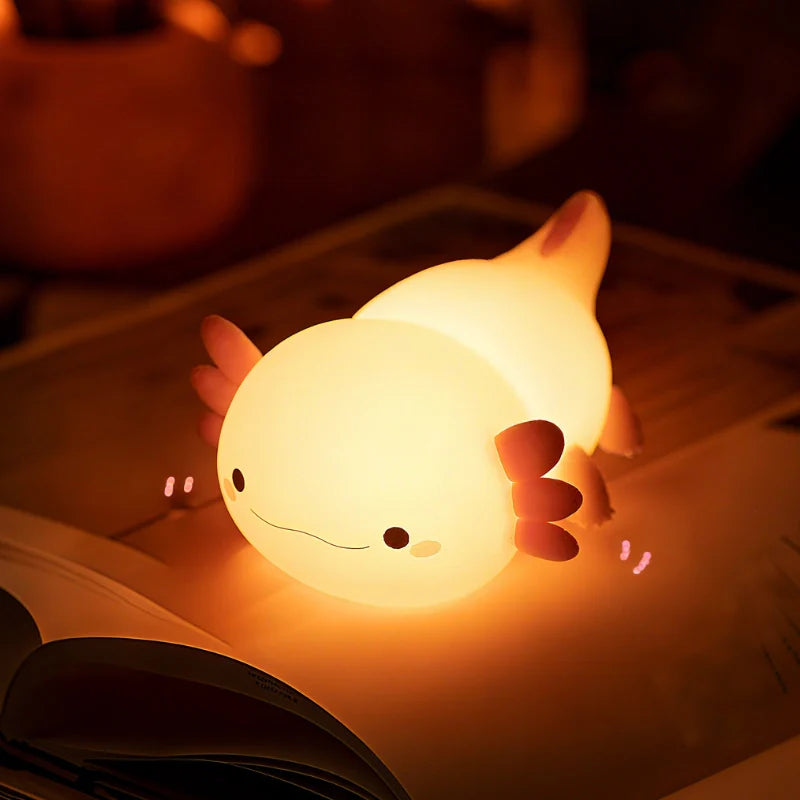 Tap Buddies Table Lamp Light Adorable Touch-Control Bedside Lamp