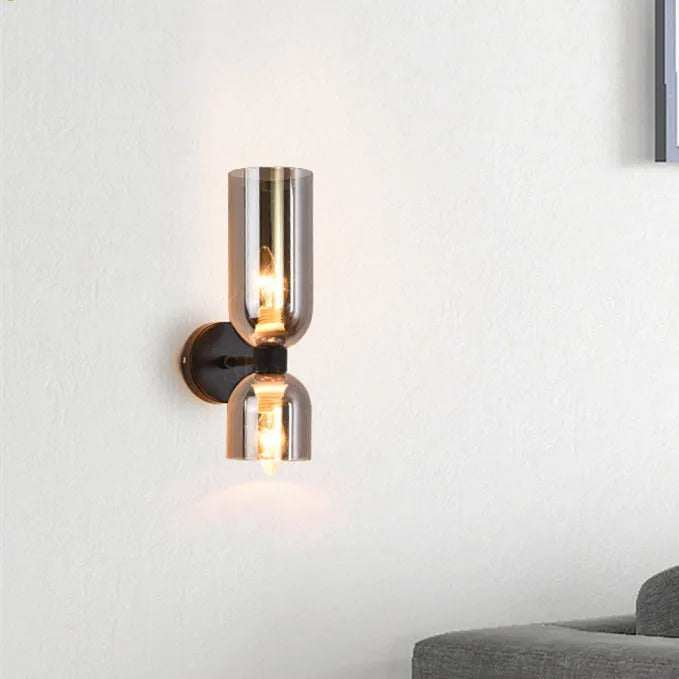 Elegante LED-wandlamp met dubbele bol
