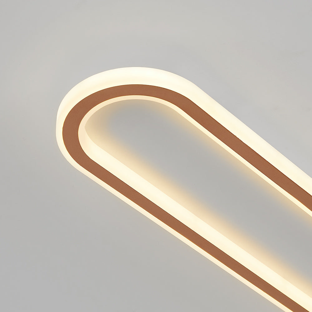 Minimalist Rectangular Flush Mount Ceiling Light Modern LED