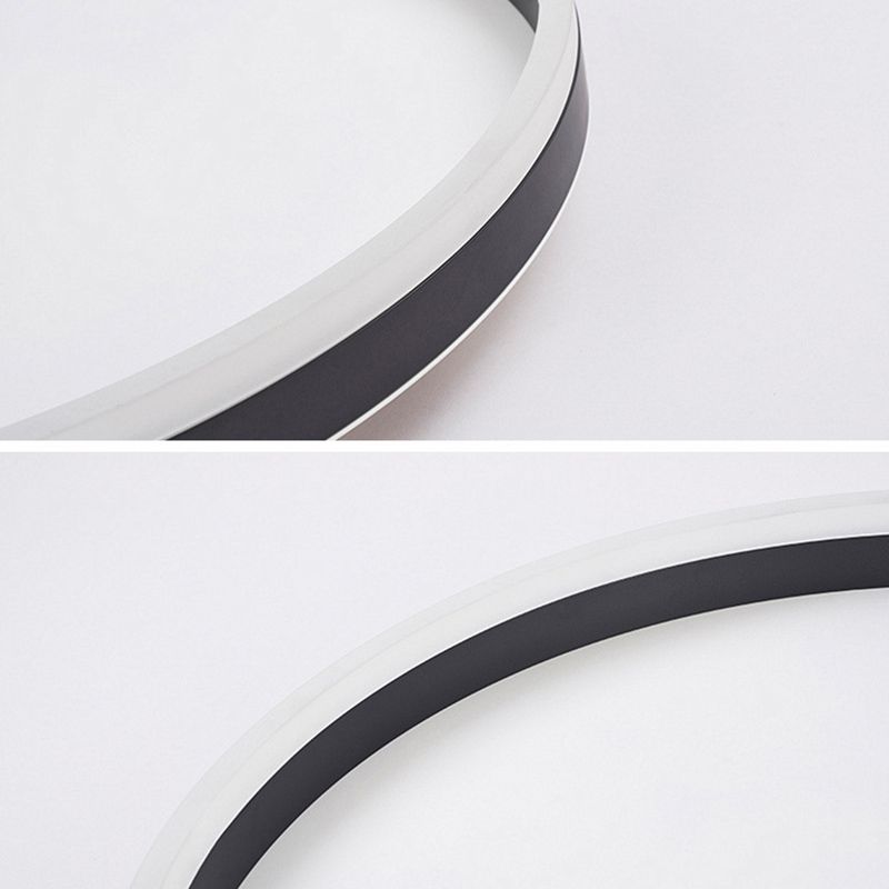 Sleek Flush Ring Ceiling Light Dimmable Modern Home Lighting