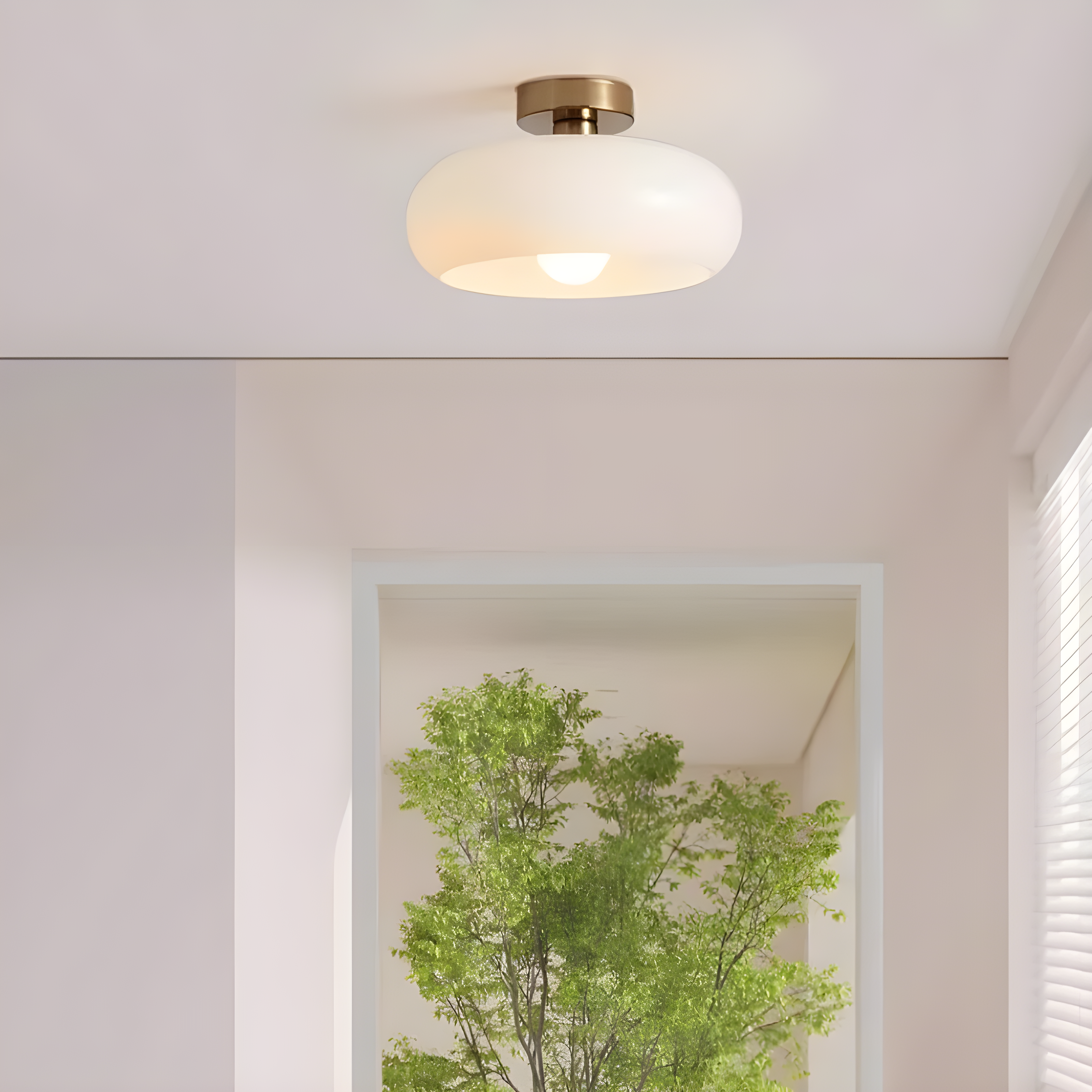 Retro LudiGlow Hanglamp van Glas in Scandinavische Stijl