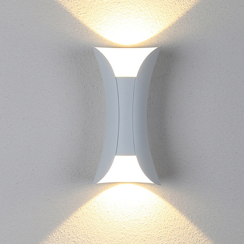 Outdoor LED Wall Light Weather-Resistant Modern Light for Garden & Corridor