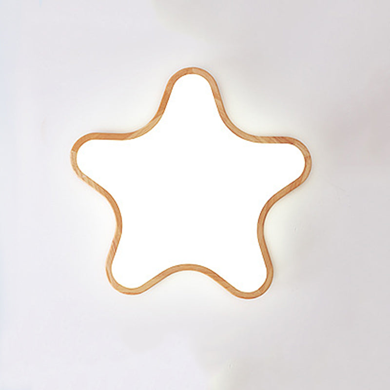 Dreamy Moon, Cloud & Star Shapes Flush Mount Soft Ambient Ceiling Light