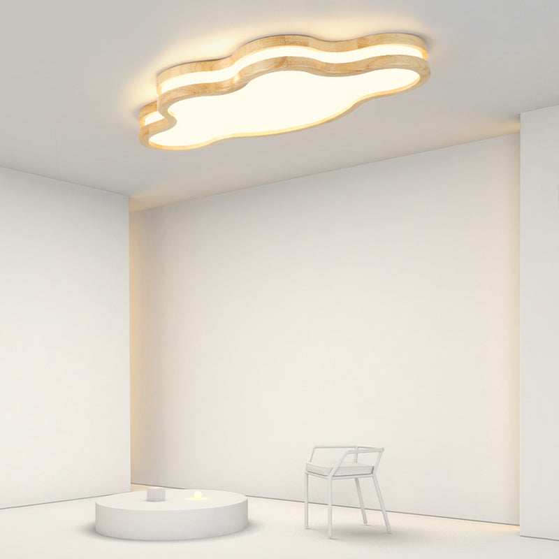 Dreamy Moon, Cloud & Star Shapes Flush Mount Soft Ambient Ceiling Light