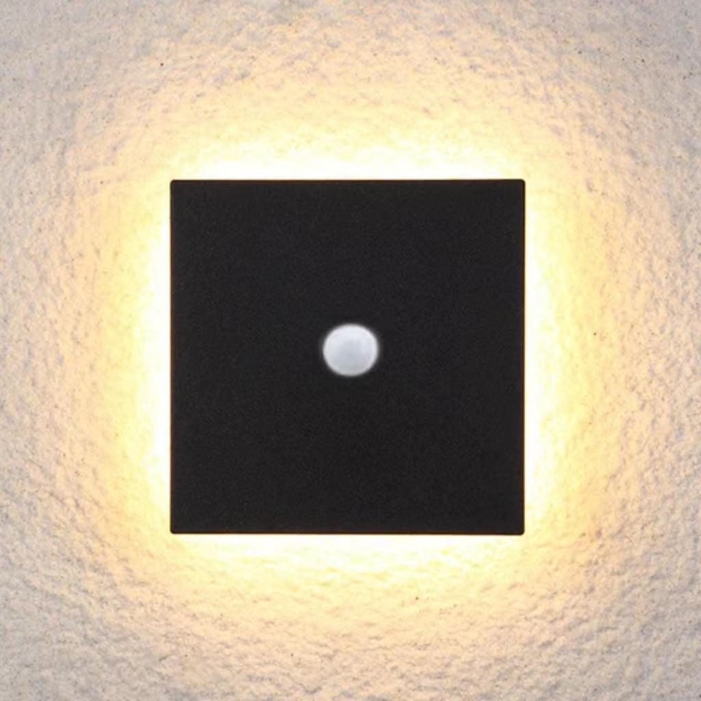 Modern Outdoor Wall Light Compact LED Uplight & Downlight