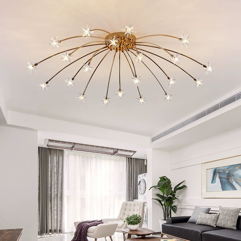Starry-Inspired Ceiling Light Elegant Flush Mount for Modern Interiors