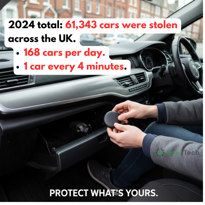 Vehicle GPS Tracker Compact Real-Time Tracking with Zero Monthly Fees